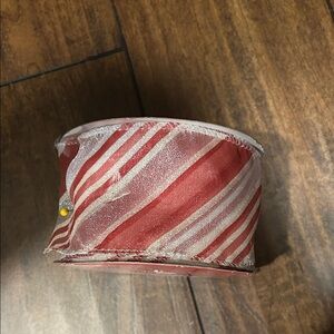 Wired Holiday Christmas Striped Ribbon